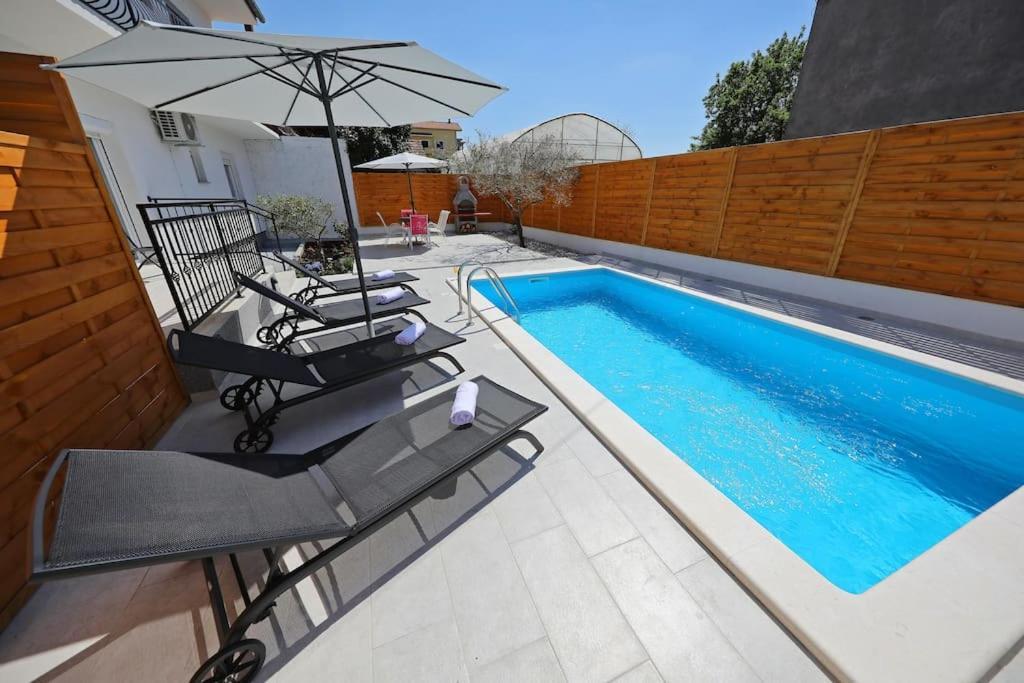 Luxury Apartment Petra With Private Pool Zadar Ngoại thất bức ảnh